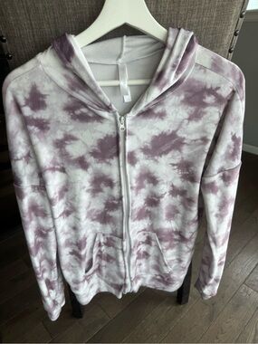 Women’s Embrace Life Lavender Tie-Dye Zip Hoodie